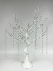 White Tree with Crystal Chains